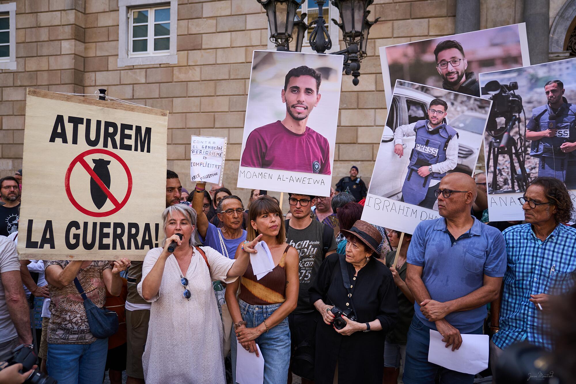 Concentración Barcelona Gaza - 1